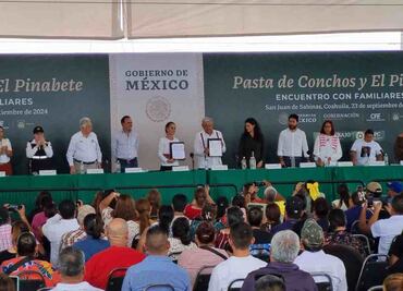 Claudia Sheinbaum firma acuerdo de continuidad para los rescates de Pasta de Conchos y El Pinabete