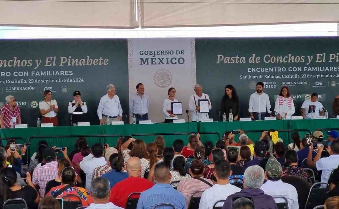 En su intervención de este 23 de septiembre de 2024, la presidenta electa pidió a las familias tener la certeza de que darán continuidad al gobierno del presidente y su legado, y que le cumplirá a las familias. Foto: Especial