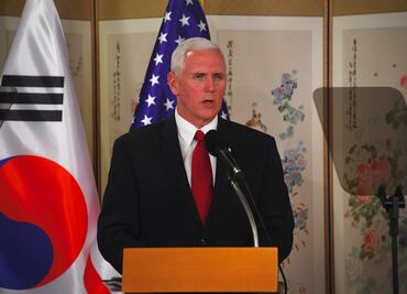 Norcorea no debería poner a prueba determinación de Trump: Mike Pence