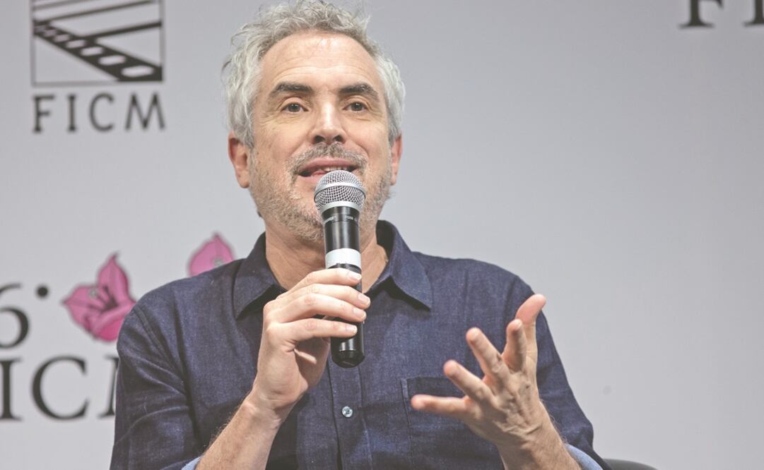 Antes de la función de "Roma", Alfonso Cuarón ofreció una conferencia. (RODOLFO AYALA. EL UNIVERSAL)
