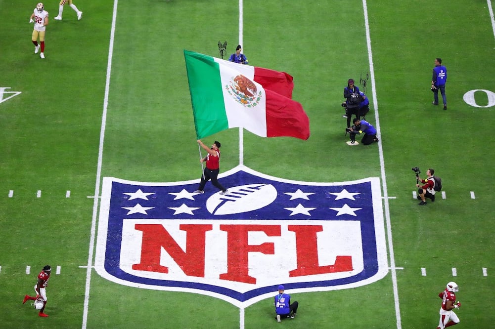 Logo de la NFL en el último partido realizado en la Ciudad de México - FOTO: Imago7