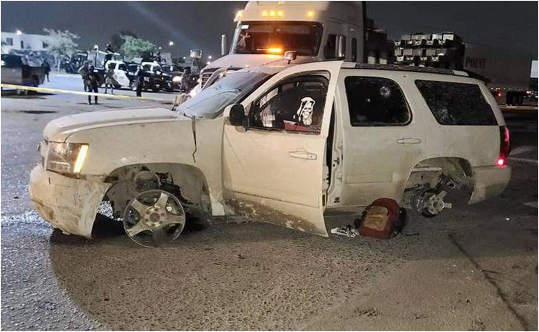 Enfrentamiento en Nuevo León. Foto: Especial