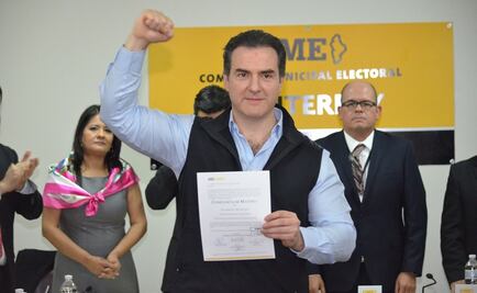 Entregan constancia a Adrián de la Garza como alcalde de Monterrey