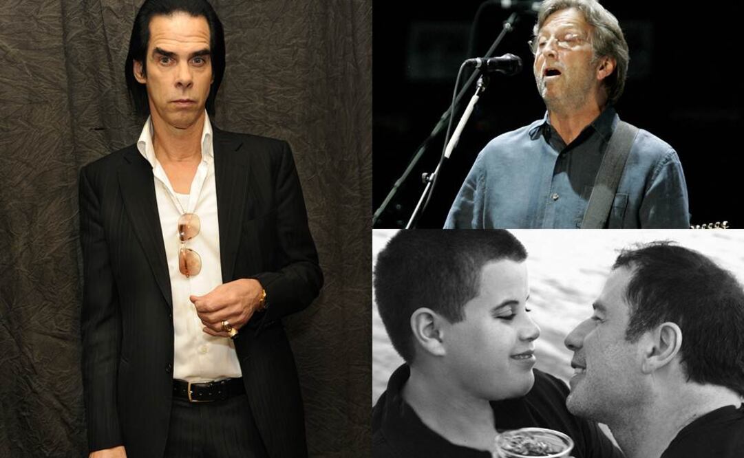 Nick Cave, John Travolta y Eric Clapton han afrontado de manera dolorosa esta tragedia (ARCHIVO EL UNIVERSAL)