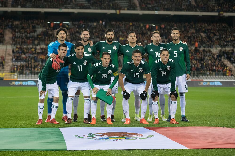 Imago7. Selección Mexicana previo al duelo contra Bélgica