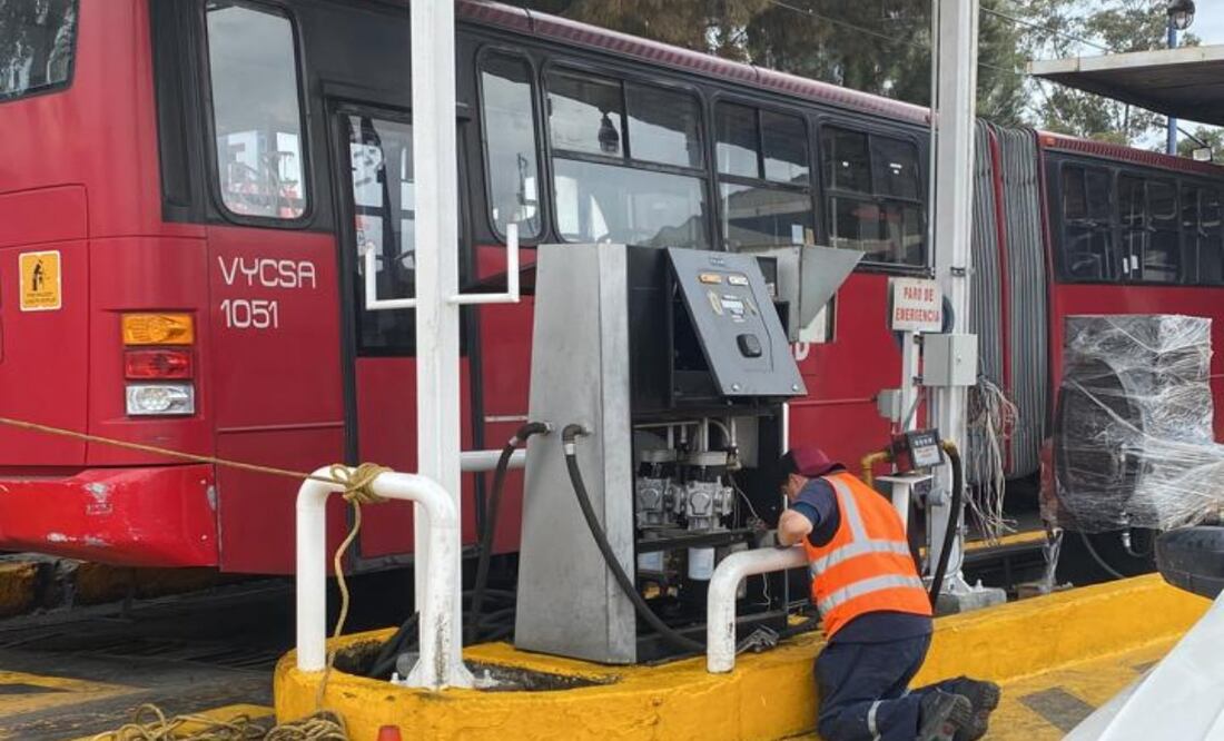 Automatizan control de diésel en Metrobús Línea 1; buscan eficiencia y evitar pérdidas millonarias. Foto: Especial