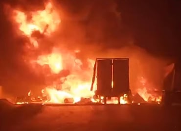 VIDEO: Carambola en la México-Quéretaro, a la altura de San Juan del Río; hay 8 lesionados