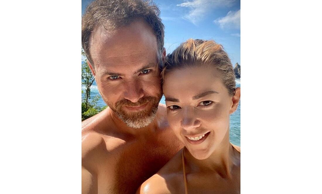 Fernanda Castillo y Erik Hayser. Foto: Instagram