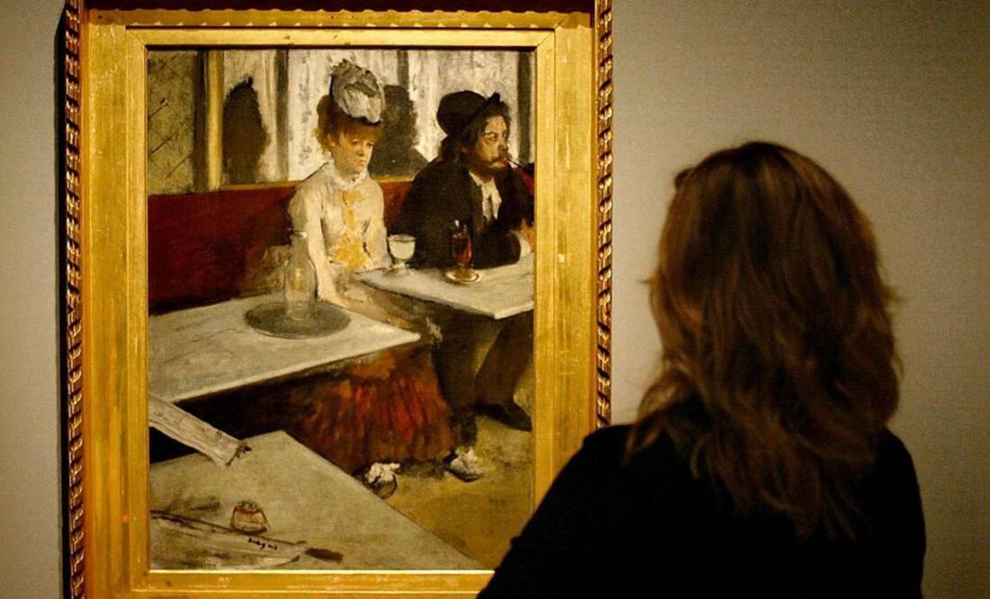 El cuadro hallado podría ser de Degas, autor -entre muchas otras- de "En el café". FOTO: Archivo.