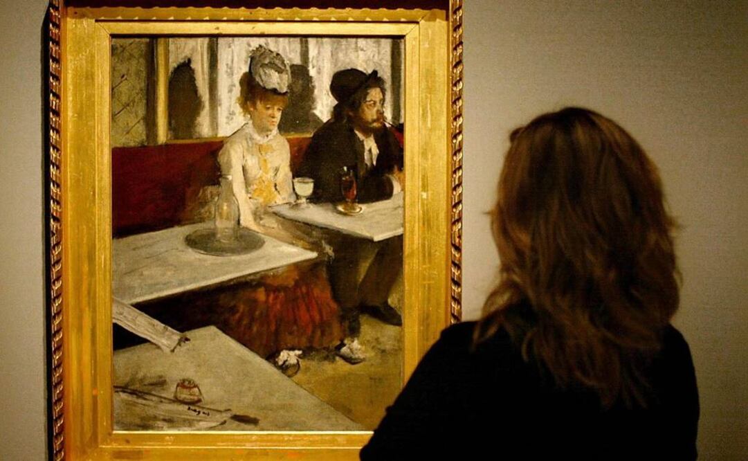 El cuadro hallado podría ser de Degas, autor -entre muchas otras- de "En el café". FOTO: Archivo.