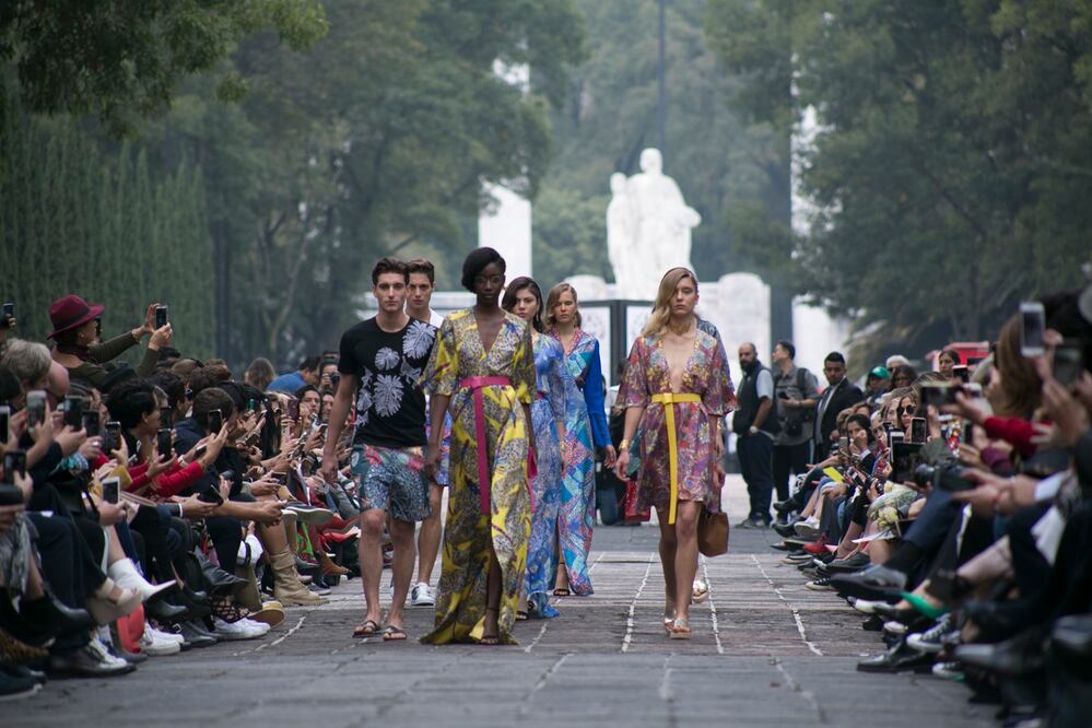 La naturaleza se apoderó de los estampados en su nueva colección (Crédito: Heptor Arjona / EL UNIVERSAL)