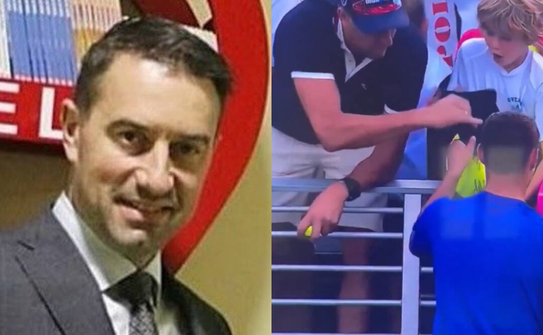 Un empresario polaco se ha vuelto viral en redes luego de arrebatarle la gorra del tenista Kamil Majchrzak a un niño en el US Open. Foto: Redes sociales