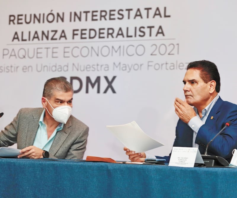La Alianza Federalista busca ajustar el gasto 2021. ARCHIVO EL UNIVERSAL