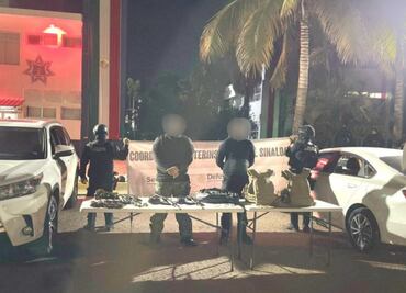 Rescatan a hombre que había sido privado de su libertad en Culiacán, Sinaloa; detienen a dos civiles armados