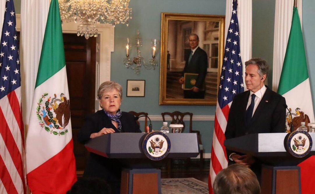 El secretario de Estado, Antony Blinken encabeza la delegación estadounidense que participará en el Diálogo de Alto Nivel sobre Seguridad México-Estados Unidos, que tendrá lugar el jueves. Foto: SRE