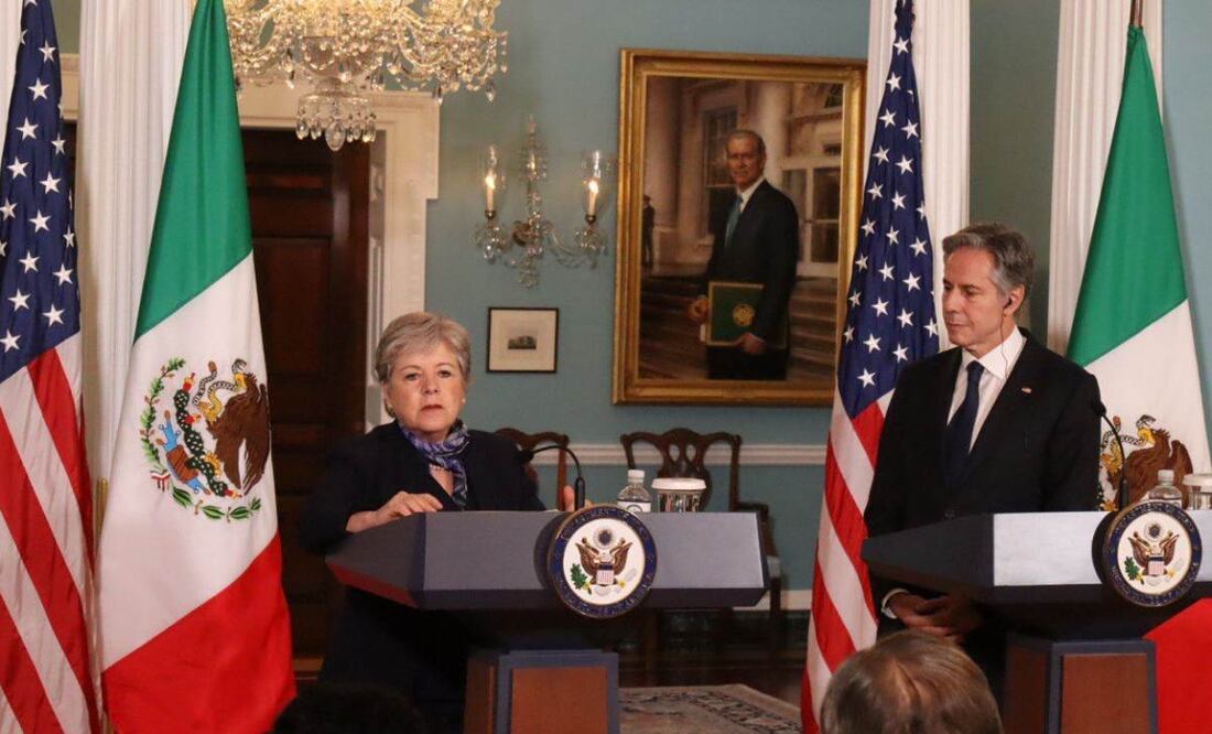 El secretario de Estado, Antony Blinken encabeza la delegación estadounidense que participará en el Diálogo de Alto Nivel sobre Seguridad México-Estados Unidos, que tendrá lugar el jueves. Foto: SRE