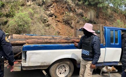 Caen seis presuntos talamontes en distintas acciones en zona del Ajusco