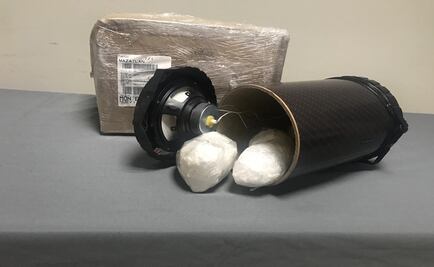 Esconden droga en bocina y la envían por paquetería en NL