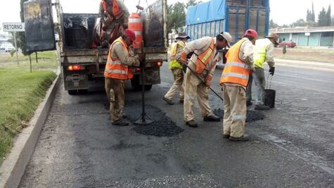Atenderán 90 mil baches en calles de Pachuca