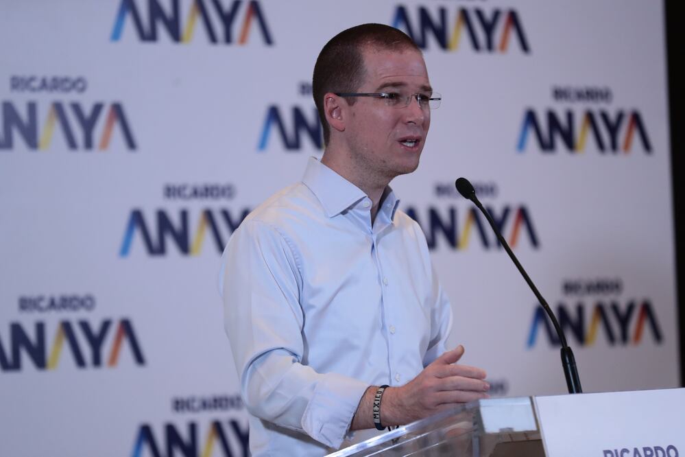 Ricardo Anaya, candidato de la coalición Por México al Frente a la Presidencia de la República,. Foto: Alejandro Acosta