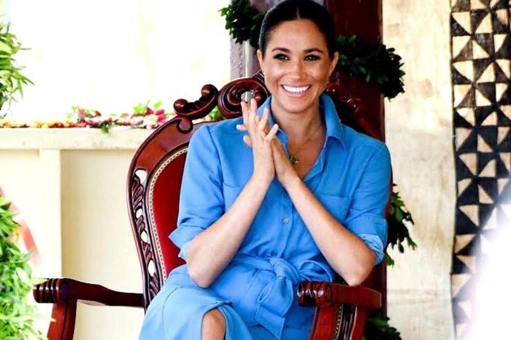 Un traje de Meghan Markle que lució embarazada fue seleccionado como "vestido del año". Foto: Instagram @sussexroyal
