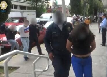 Detienen a seis asaltantes con subametralladora casera y un arma corta en Álvaro Obregón