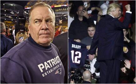 Belichick reitera amistad con Trump; Tom Brady evita el tema