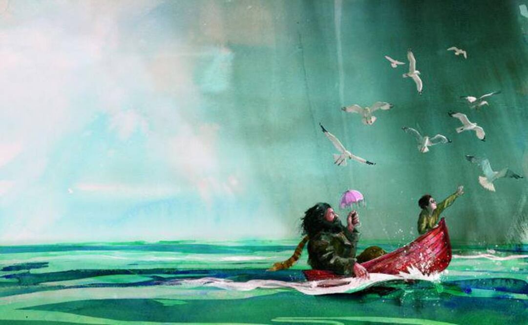 "Lo más duro fue dibujar a los principales personajes -afirma Kay- Tenía que encontrar a mis propios Harry, Ron y Hermione. FOTO: