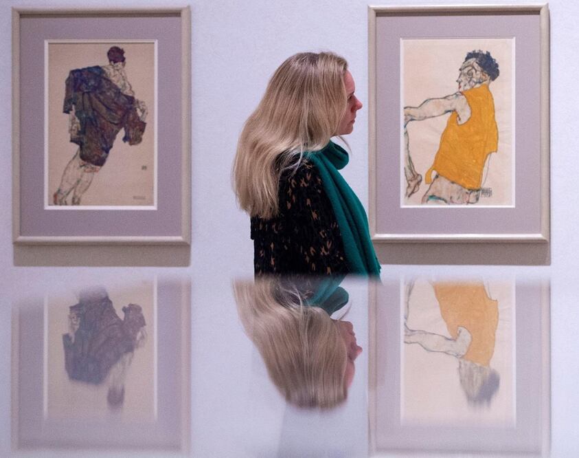 Colección del Museo Albertina de Viena. Foto: EFE/ Facundo Arrizabalaga