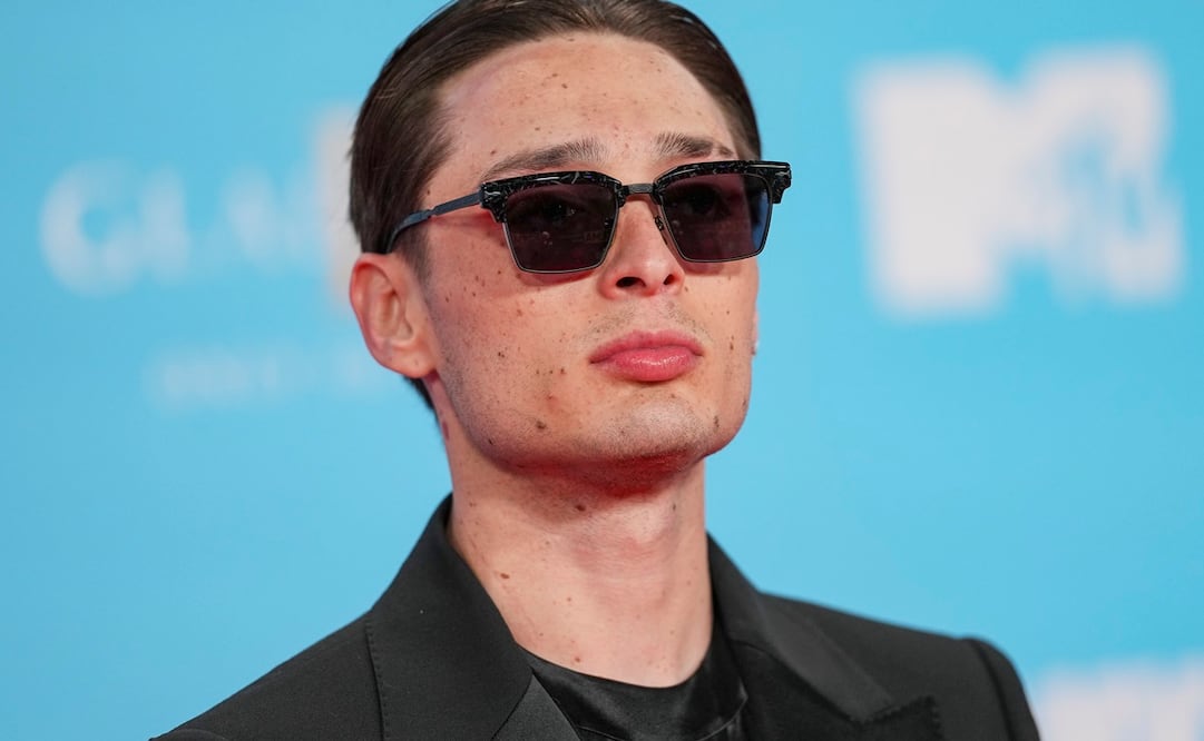 Peso Pluma en los MTV European Music Awards 2024 en Manchester. Foto: AP