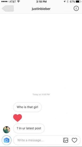 Justin Bieber es rechazado por una chica en Instagram