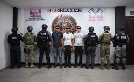 Cae banda criminal dedica a préstamos gota a gota en Tuxtla Gutiérrez; entre los detenidos hay un colombiano y varios venezolanos