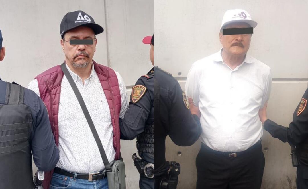 Detienen a 2 que se hacían pasar por trabajadores de la Álvaro Obregón (13/04/2025). Foto: Especial