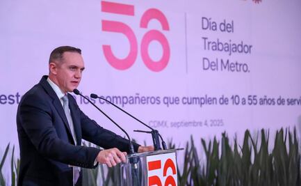 Adrián Rubalcava destaca acuerdo histórico con Sindicato del Metro para optimizar el servicio; celebran los 56 años de operación del STC