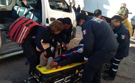 Tren embiste a combi en Cuautitlán Izcalli; hay 7 lesionados