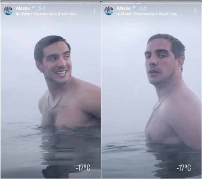 Vadhir posa más sexy que nunca en su viaje a Alaska