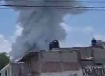 Confirman un muerto y 9 lesionados tras explosión en La Saucera, Tultepec; siniestro ya fue controlado