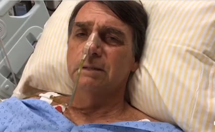 Candidato brasileño Bolsonaro ataca a partido de Lula desde cama en hospital