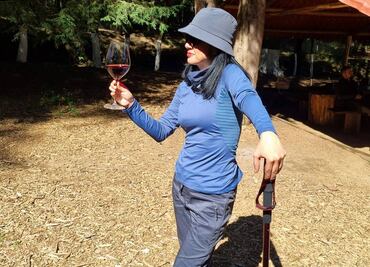 Caminata y maridaje de vinos en un bosque al sur de CDMX