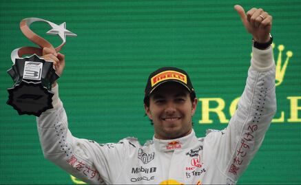 Checo Pérez reveló las complicaciones que pasó para poder subir al podio en el GP de Turquía