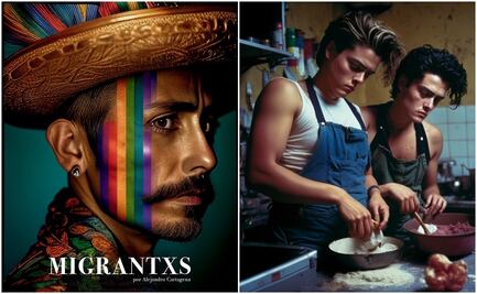 IMÁGENES “El Chino García” y otras historias de migrantes LGBT+ retratadas con inteligencia artificial