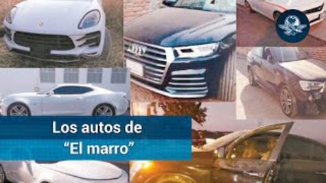 Muestra Loret el Porsche, BMW y hasta ambulancias de “El Marro”