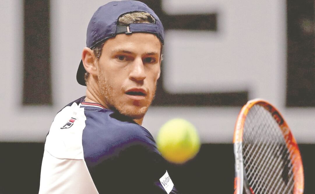 Diego entra en acción frente a su compatriota Federico Delbonis (Sedat Suna. EFE)