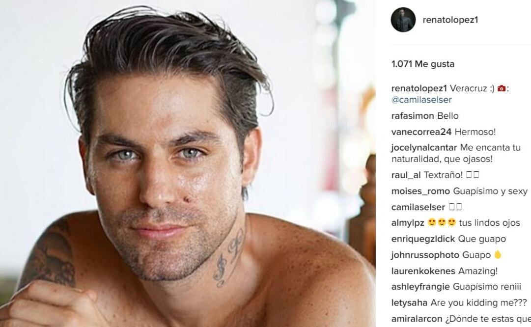El actor, en una fotografía que subió a su cuenta personal de Instagram