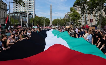 Guerra en Gaza: Cientos de miles marchan en toda Europa en apoyo a palestinos