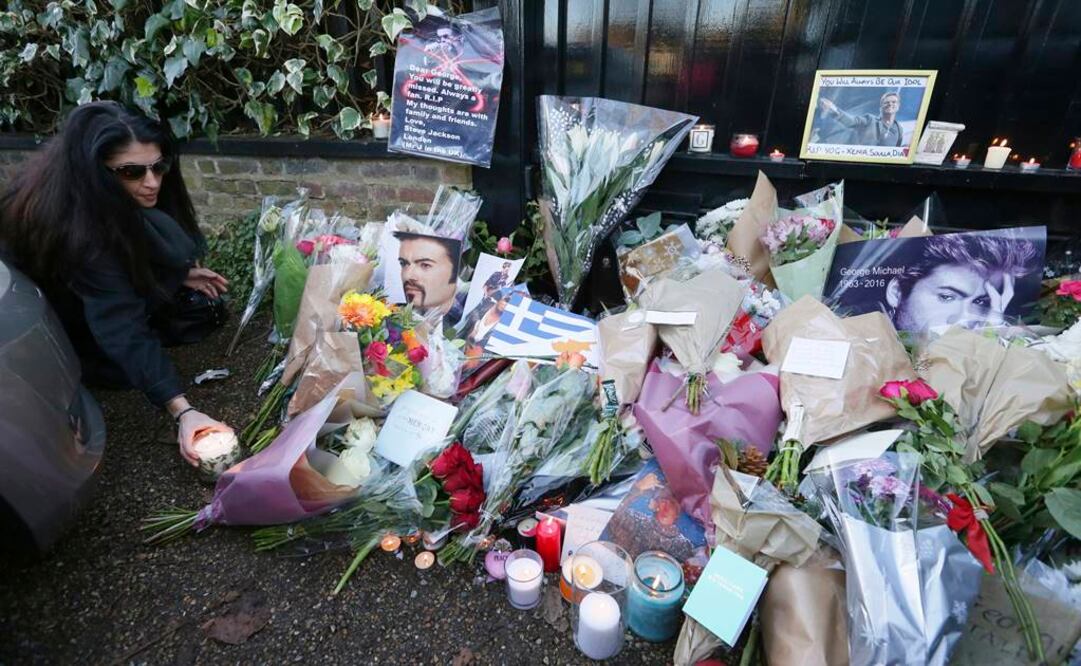 Ofrenda para George Michael. Foto: Archivo 