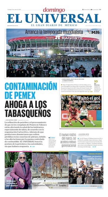 Portada impresa del 29 de marzo de 2026