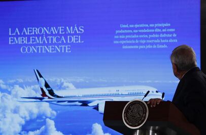 “La aeronave más emblemática del continente”, así promocionan al avión presidencial