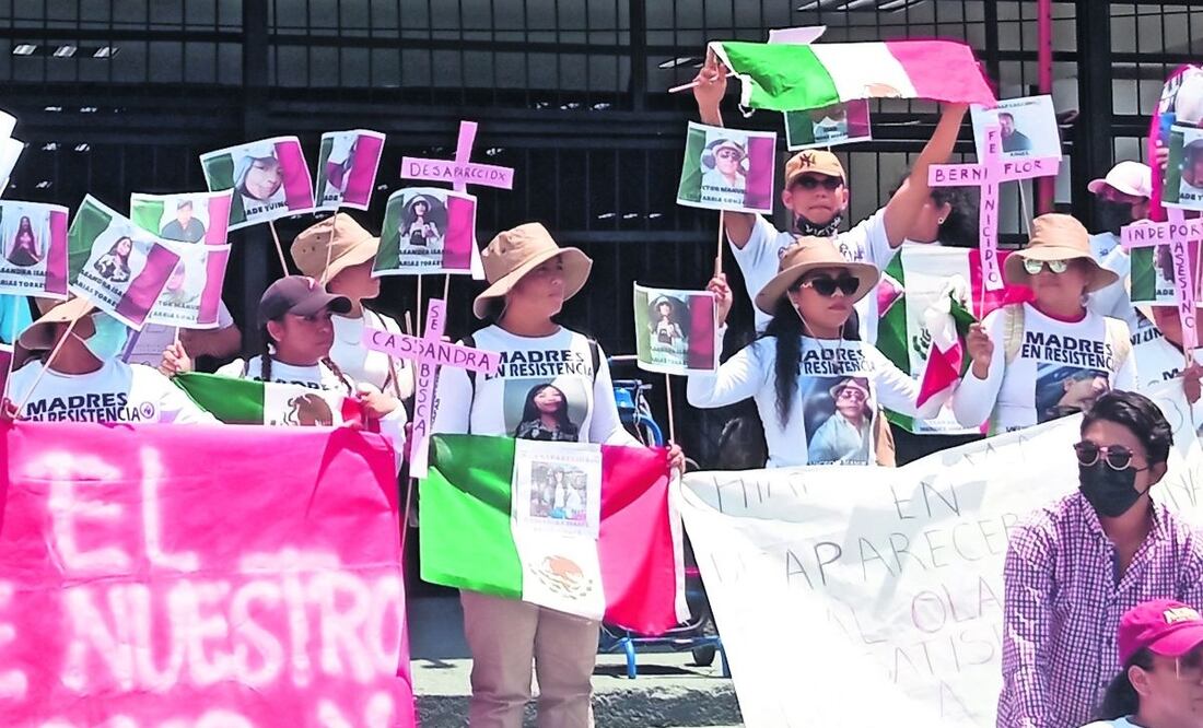 Activistas del colectivo Madres en Resistencia. Foto: Óscar Gutiérrez / El Universal