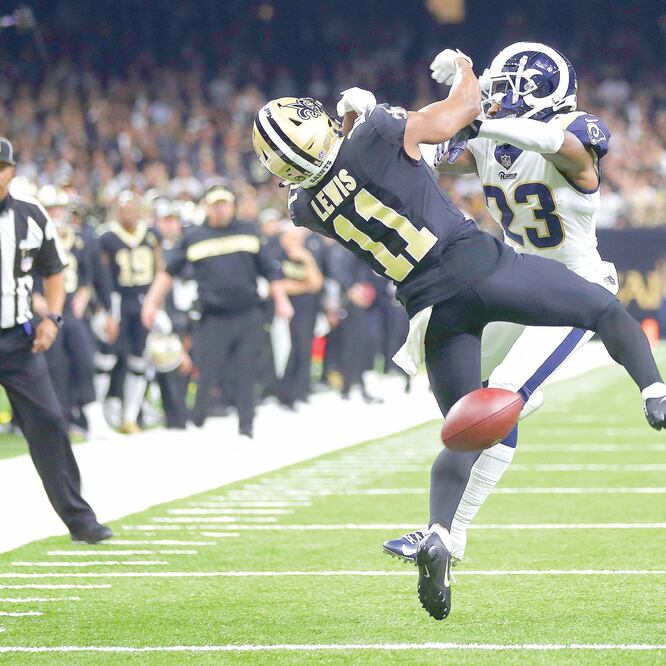 La jugada entre Rams y Saints originó que se buscara mayor justicia. ARCHIVO. EL UNIVERSAL